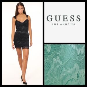 NWT Guess Mint To Be Lace Mitzi Dress